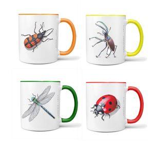 Set De 4 Tazones De Insectos N°1