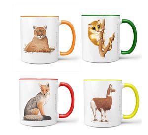 Set De 4 Tazones De Fauna N°1