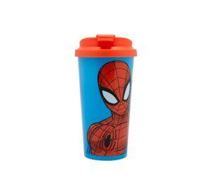 Vaso Mug Venti Con Tapa 480ml Spiderman