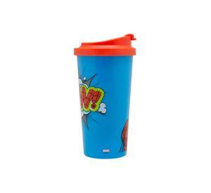 Vaso Mug Venti Con Tapa 480ml Spiderman