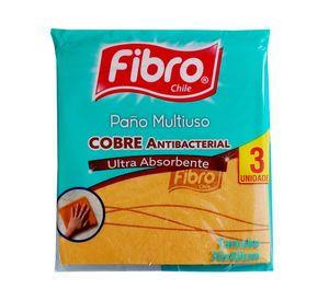 Paño multiuso cobre 3 un. Fibro