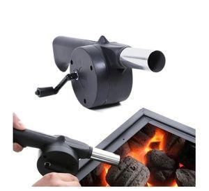 Soplador Parrilla Manual Iniciador Fuego Carbon Asado Manual.