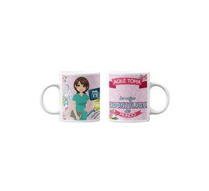 Tazones tazas blancas Para el Odontologa Personalizado