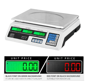 Báscula Digital De Cálculo De Precio Electrónico Bandeja De 40 kg