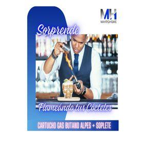 Soplete Cocina De Gas Butano + 4 Gas Alpes Propano Butano F