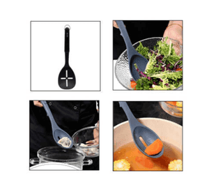 Cuchara Con Mango Escurridora Multifuncional Plastica