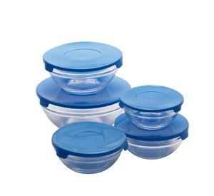 Set 5 Bowl Vidrio Posillo Fuentes Vidrio