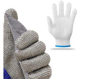 Guante Anticorte Acero Inoxidable Talla S