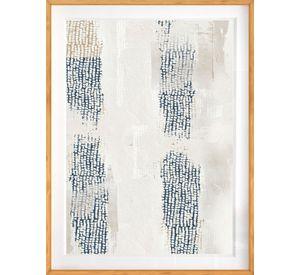 Set Rasgadura 40x50 Marco Madera Natural