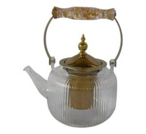 Tetera Elegante Diseño Estriado Funcional Infusión Jhn