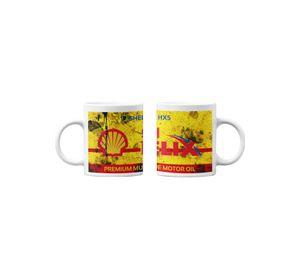 Tazones tazas blancas Shell Helix Vintage