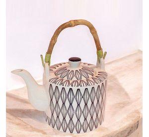 Tetera de porcelana para servir