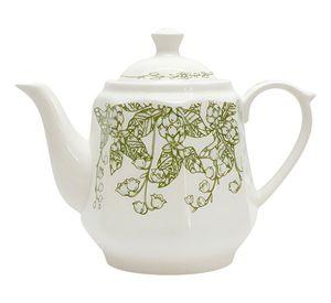 Tetera Floral Diseño Clásico Elegante Decoración Hogar Jhn