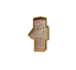 Molde para galletas - Steve Minecraft