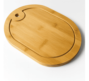 Tabla Bandeja Para Picar Cortar Picoteo De Madera Ovalada