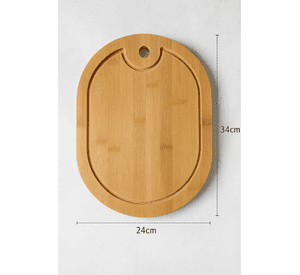 Tabla Bandeja Para Picar Cortar Picoteo De Madera Ovalada