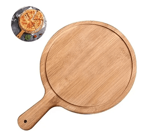 Tabla Bandeja De Madera Para Pizza Cocina Alimentos Plato Marrón