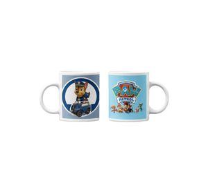 Tazones tazas blancas Chase Auto Policia Paw Patrol