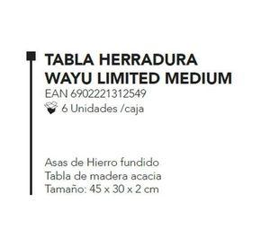 TABLA HERRADURA WAYU LIMITED MEDIUM