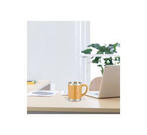MUG Taza Madera Bambú Asa Ecológico 350 CC