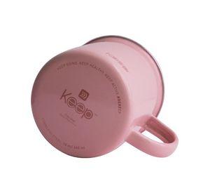 MUG METALICO 16OZ KEEP ROSADO