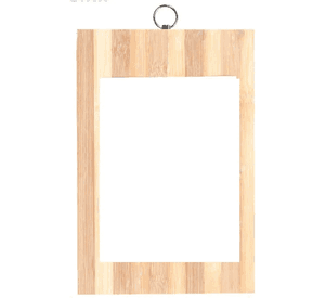 Pack 3 Tabla De Picar Rectangular De Bambú 34x24x2 Cm Lisa Madera