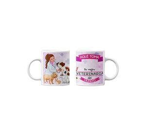 Tazones tazas blancas Para el Veterinaria Personalizado