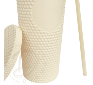 Vaso Mug Tublr Stud Botella Motivacional Vaso con Bombilla Amarillo Pastel