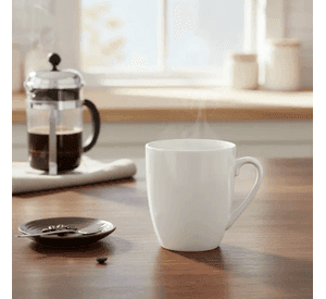 Set X6 Taz n de Cer mica Blanco para Sublimaci n Taza Caf