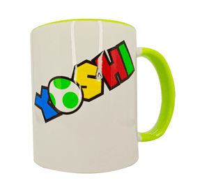 Tazón Cerámico con Boca Abajo Diseño Yoshi