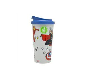 Vaso Mug Venti Con Tapa 480ml Los Vengadores