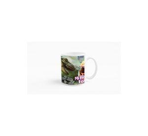 Tazones tazas blancas Mi Bebesauria Favorita