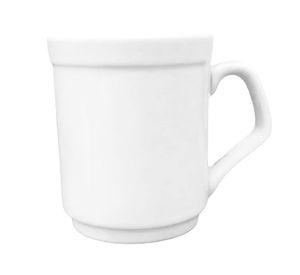 Tazas De Caf茅 Porcelana Blanca (6 Piezas)