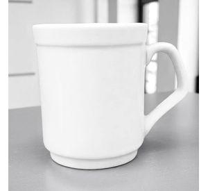 Tazas De Caf茅 Porcelana Blanca (6 Piezas)