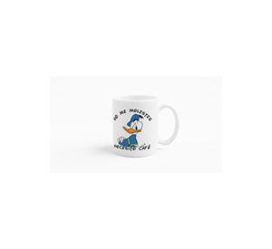 Tazones tazas blancas Pato Donald No Me Molestes