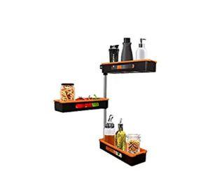 Estante Giratorio De Esquina 3 Niveles Para Cocina O Baño