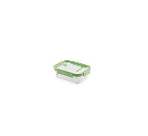 Recipiente hermético 100% de vidrio 1520 ml rectangular