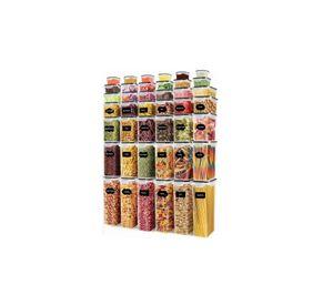 Set 42 Contenedores Herméticos Almacenamiento Despensa Cocina Plásticos