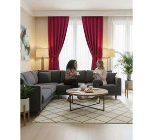 Juego de Cortinas Blackout Premium Engomadas m3