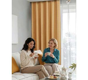 Juego de Cortinas Blackout Premium Engomadas m14