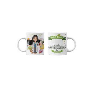Taza Mágica para la Bacterióloga Personalizado