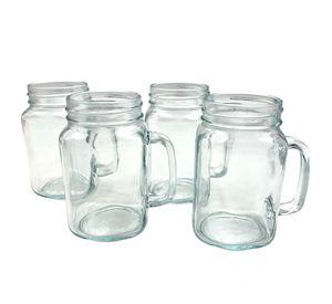 SET 4 VASOS MOJITO MASON GLASSO