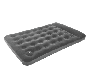 Colchón Inflable 2 Plazas Rescue Con Inflador Pie Gris