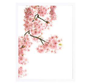 Set 3 Cuadros Pink&Calm 30x40 Marco Blanco