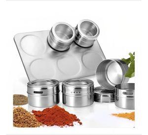 Organizador Condimentos Cocina 6 Piezas Frascos Especieros