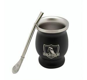 Mug Mate Con Bombilla Clásico Colo Colo 200ml