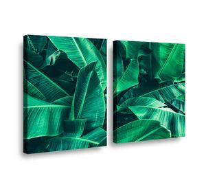 Canvas duo Tropical Banana 70x50cm.