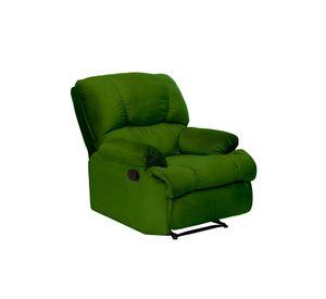 BERGERE PERUGIA RECLINABLE TELA VELVET VERDE