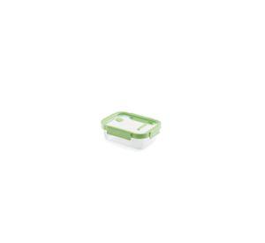 Recipiente hermético 100% de vidrio 640 ml rectangular