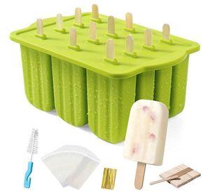 Molde Silicona De Helados Paleta + Accesorios Preparación